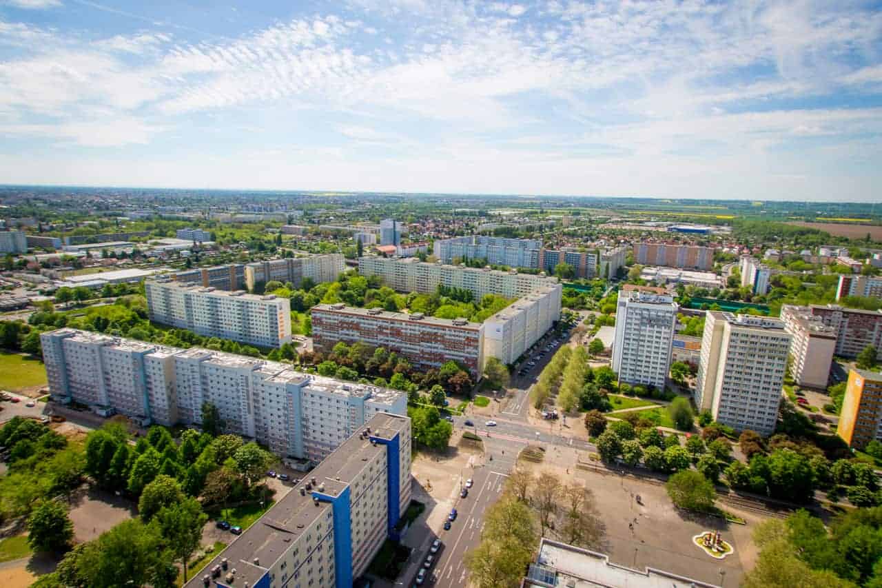 Neustädter-See_Schrotebogen-Nord_komp Luftbild vom Schrotebogen | Magdeburg - Neustädter See
