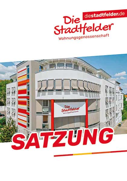 Satzung Die-Stadtfelder Wohnungsgenossenschaft eG Magdeburg