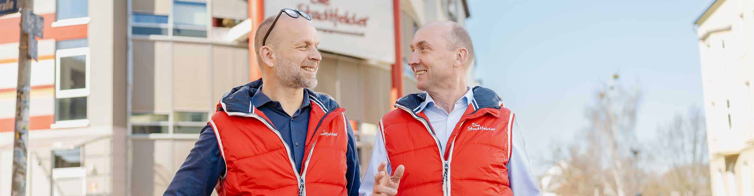 DSW-Vorstand Jörg Koßmann und Jens Schneider