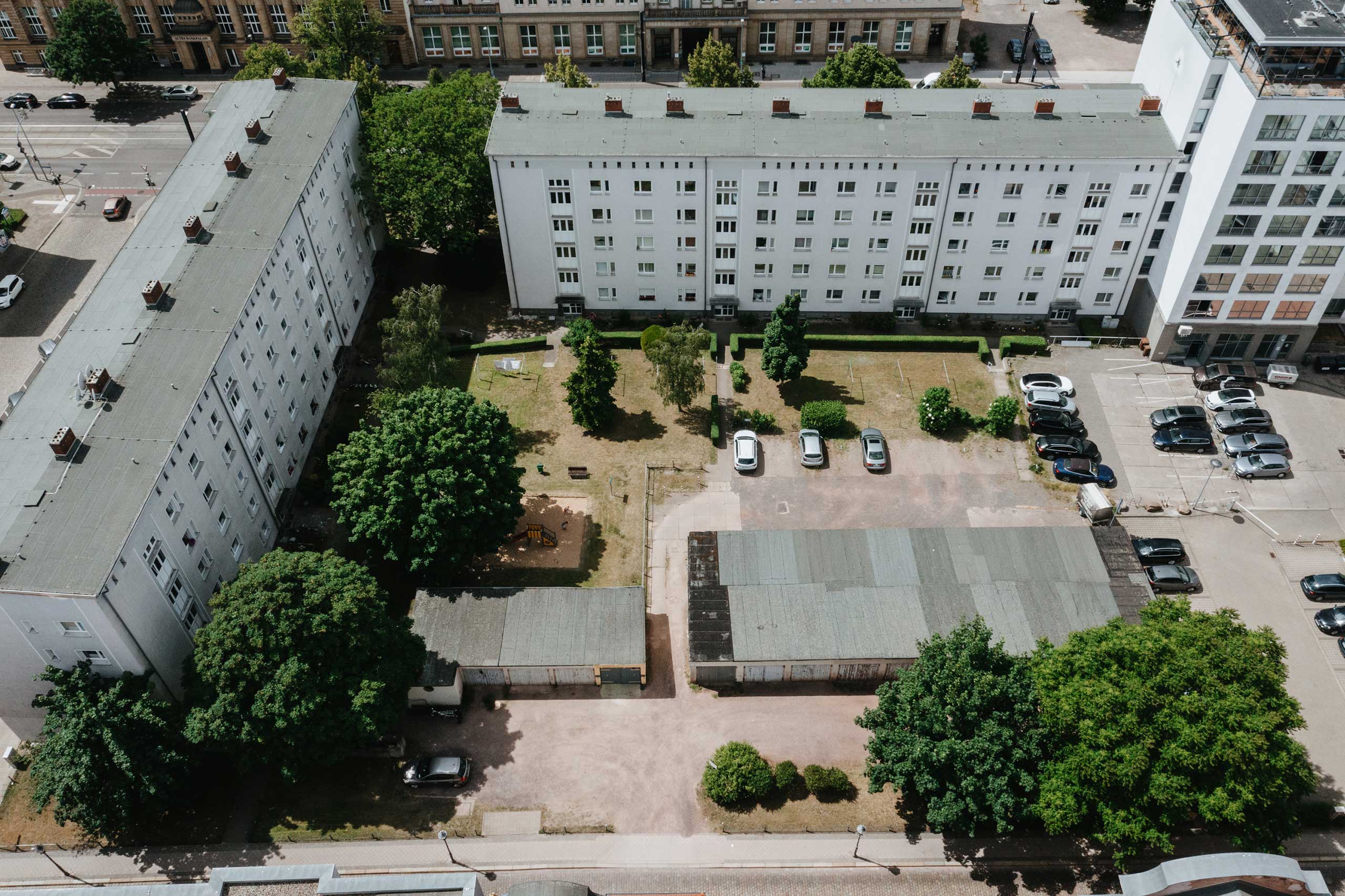 DSW Luftbild Magdeburg Altstadt Otto-von-Guericke-Straße | Fotograf Matthias Sasse