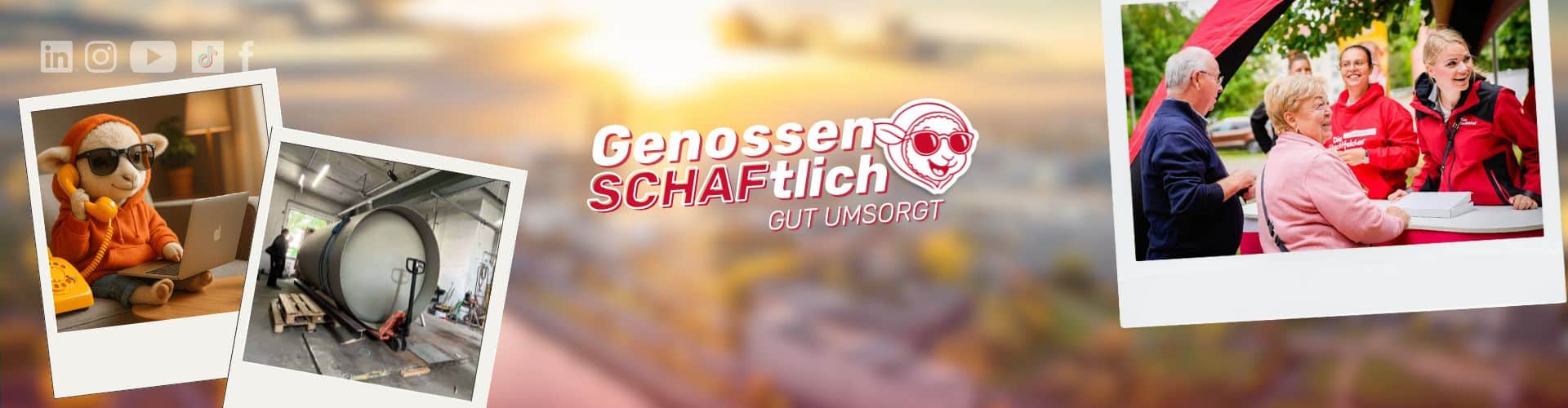 GenossenSCHAFtlich gut umsorgt - weil wir füreinander da sind