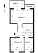 Grundriss - Schöne 2-Raumwohnung Nähe Flora Park