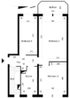Grundriss - Gemütliche 3-Raumwohnung in schöner Wohngegend