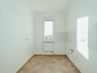 Küche mit Fliesenspiegel
