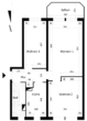 Grundriss - Gemütliche 3-Raumwohnung unweit der Schrote