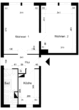 Grundriss - Schöne 2-Raumwohnung in ruhiger Lage